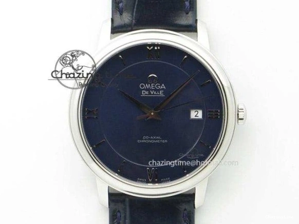 0319 Unisex Planet Ocean Master Chrono 45mm SS OM 1:1 Best Edition Black Dial On Black Rubber Strap A 8171